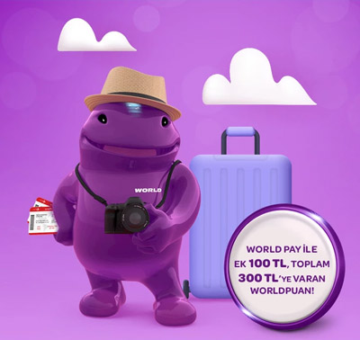 300 TL Hediye Worldpuan Kampanyası