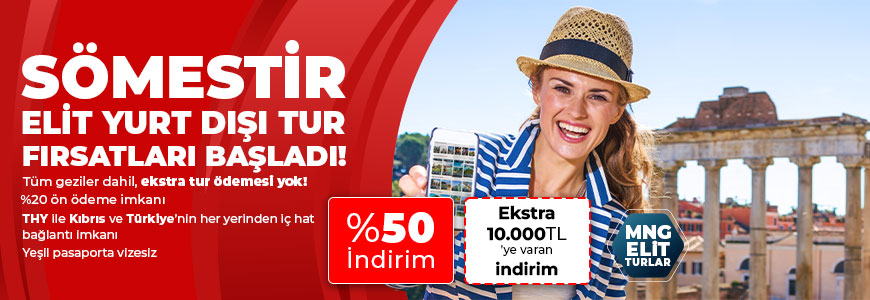 sömestir elit tur yurt dışı fırsatları başladı!