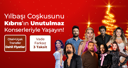 yılbaşı coşkusunu kıbrıs'ın unutulmaz konserleriyle yaşayın!