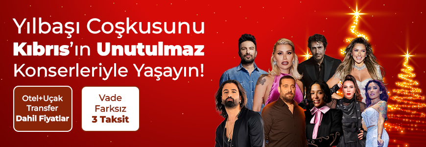 yılbaşı coşkusunu kıbrıs'ın unutulmaz konserleriyle yaşayın!