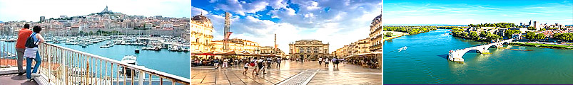 Nice - Marsilya - Avignon - Montpeiller